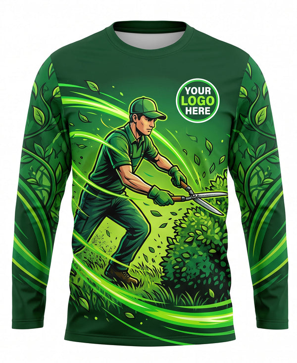 Dense Foliage Lawn Care Crew Uniform