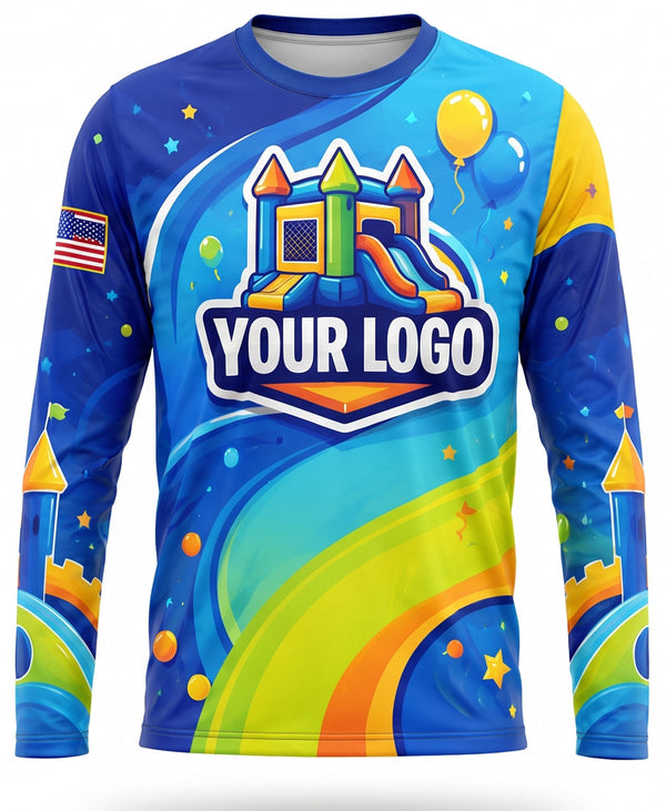 Festive Balloon Castle Bounce House Crew Uniform
