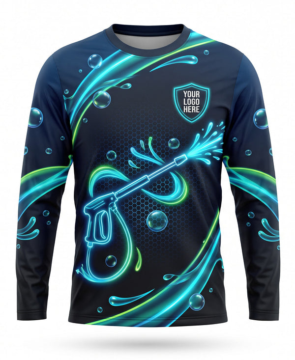 Blue Current Pressure Wash Crew Uniform