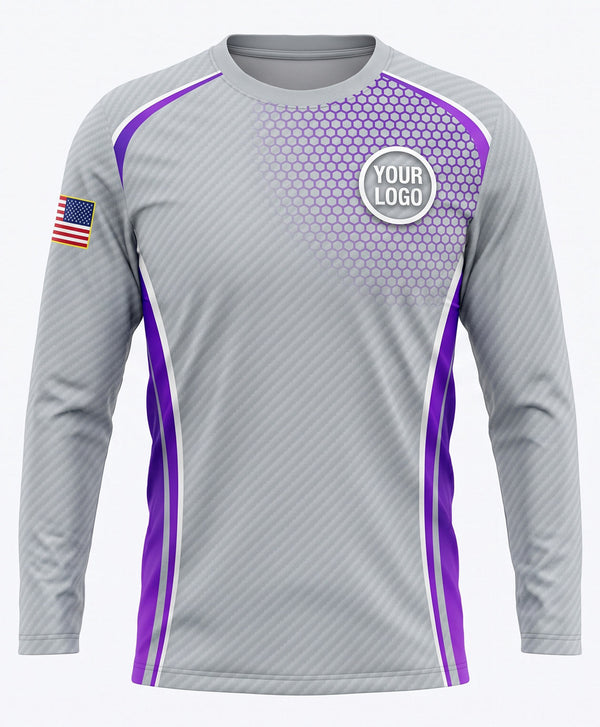 Tech Purple Accent Crew Uniform