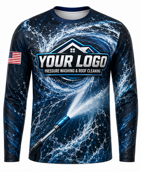 Deep Ocean Wave & Bubble Crew Uniform