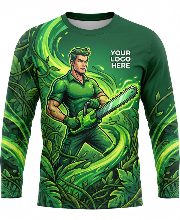 Tropical Leaf Yard Care Crew Uniform