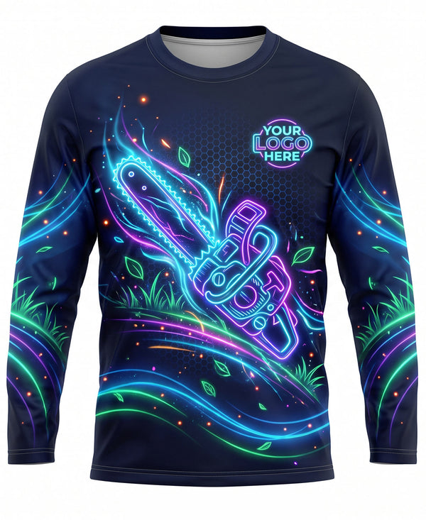 Bio-Luminescent Swirl Lawn Care Crew Uniform