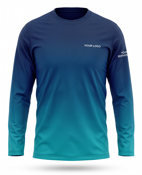 Teal Ocean Gradient Crew Uniform