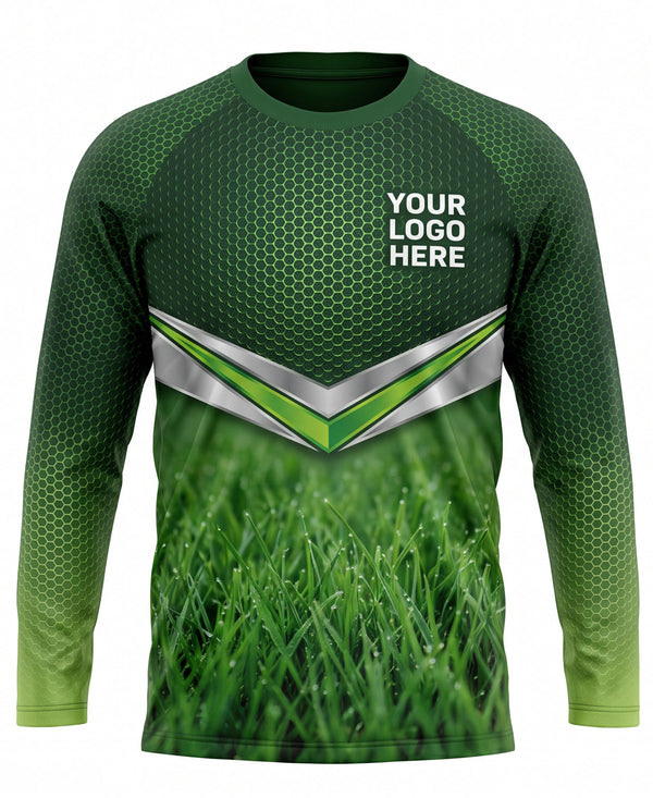 Metallic Chevron Lawn Mowing Crew Uniform
