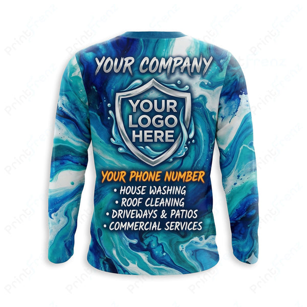 Carbon Hydro — Window-Cleaning Crew Uniform (Custom AOP) #3
