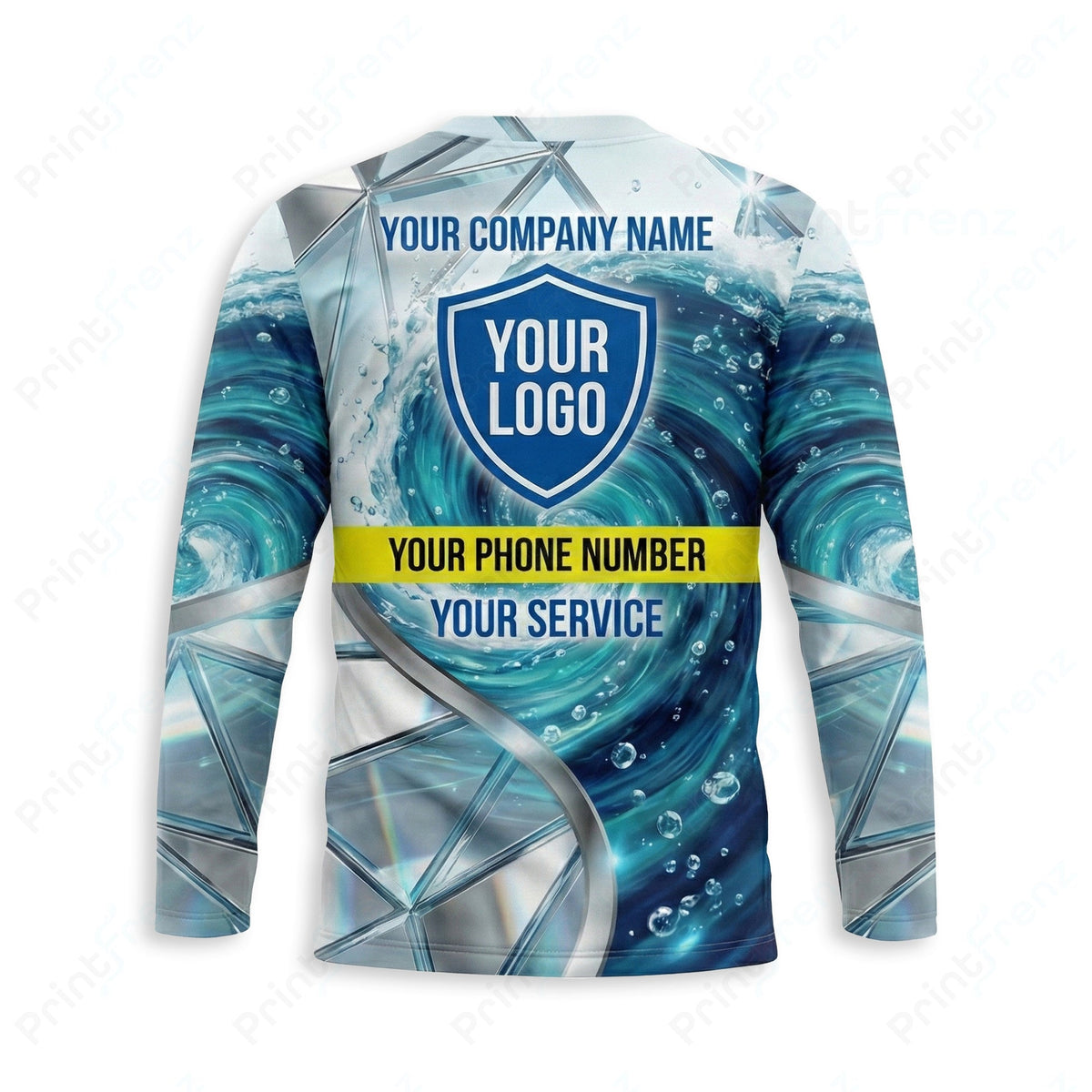 Carbon Hydro — Window-Cleaning Crew Uniform (Custom AOP) #4