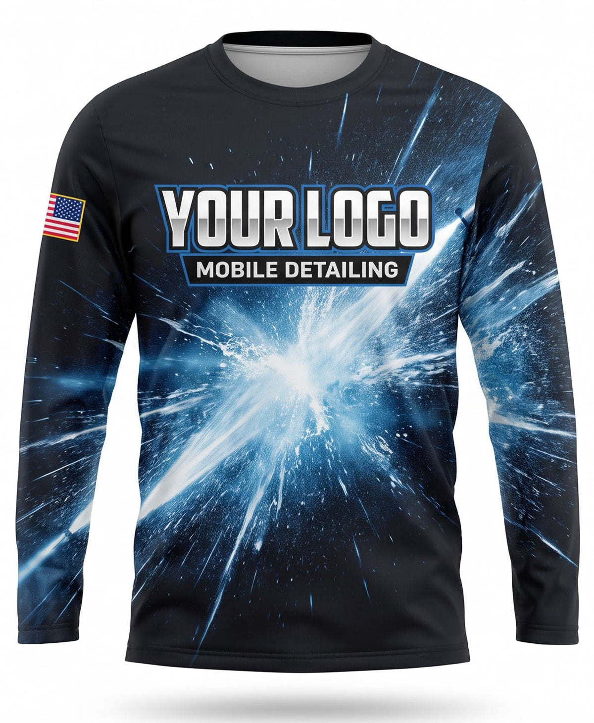 Electric Spark Burst Mobile Detailing Crew Uniform