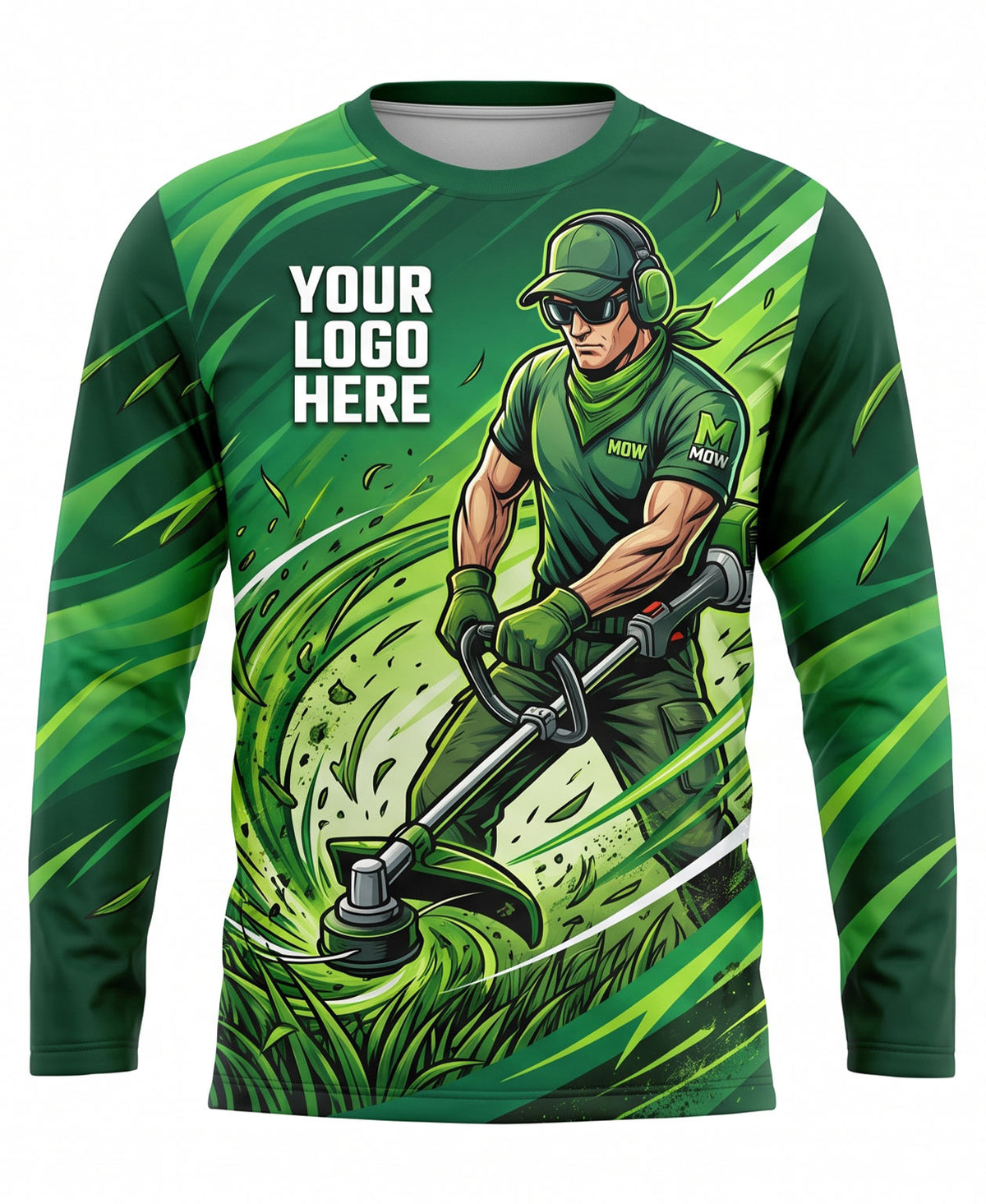 Dynamic Diagonal Turf Care Crew Uniform