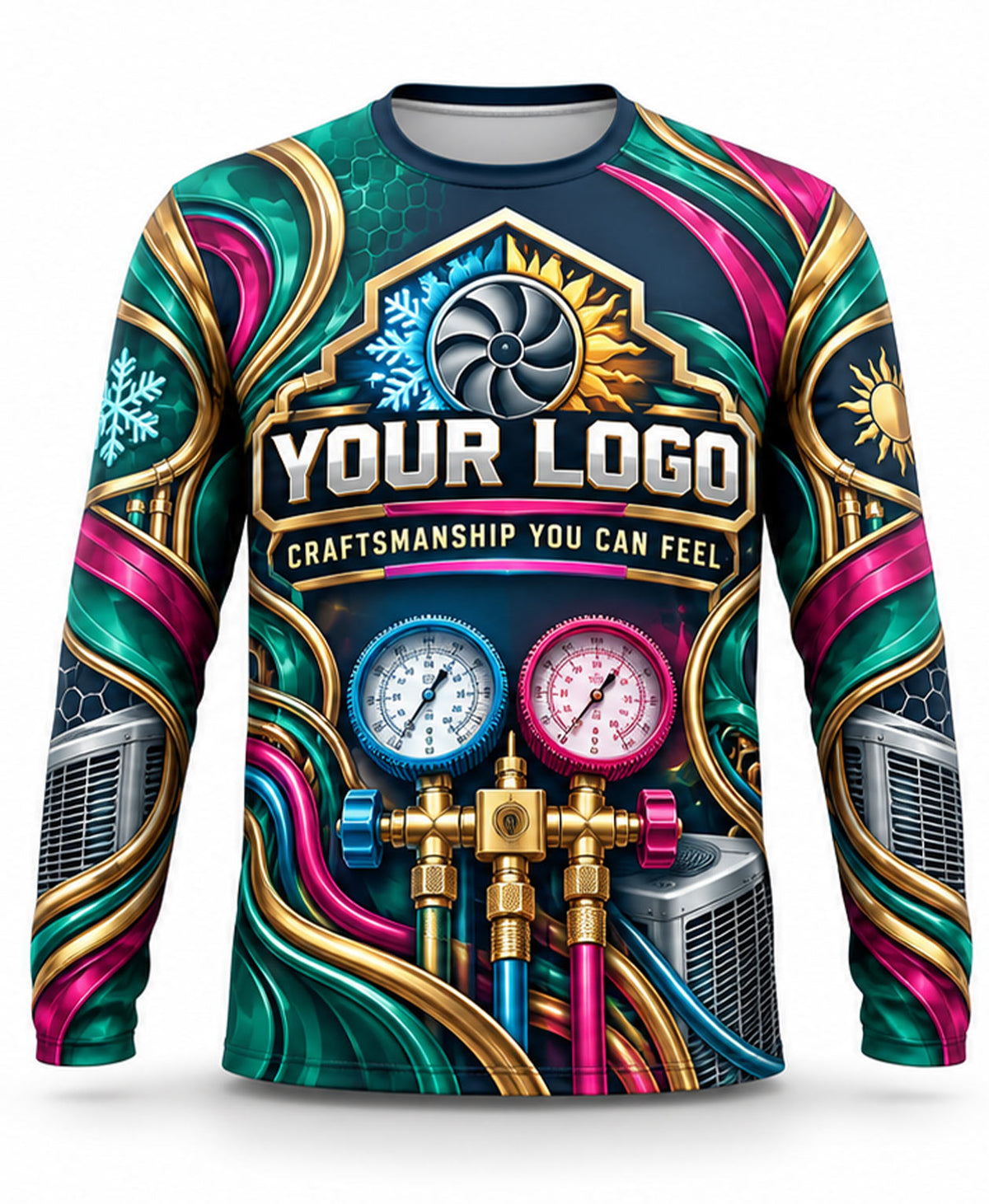 HVAC Crew Uniform - front