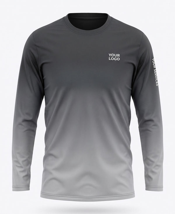 Slate Grey Gradient Crew Uniform