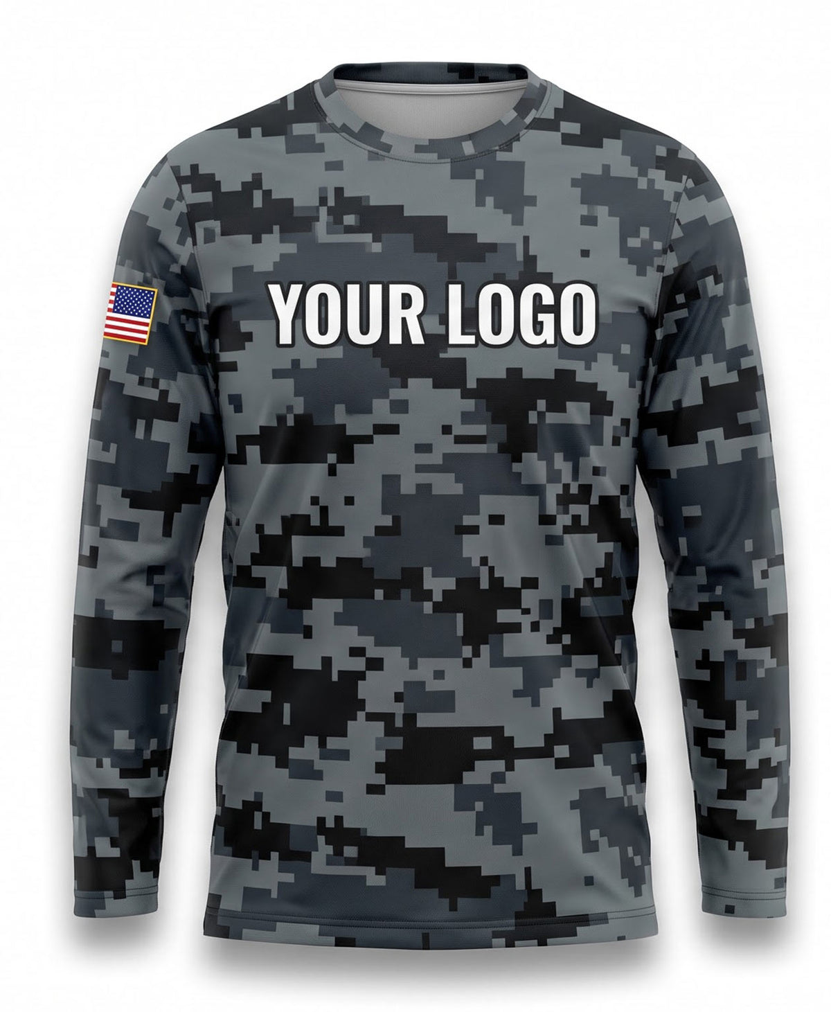 Digital Urban Grey Camo Crew Uniform