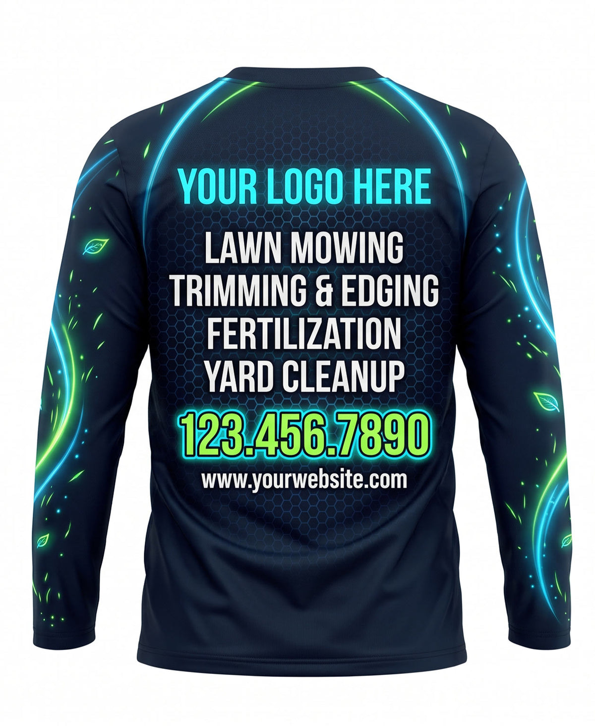 Cyan Arc Professional Landscaping Crew Uniform