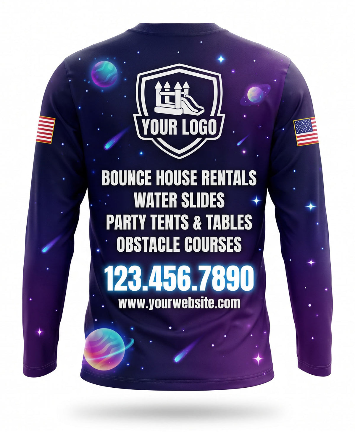 Galaxy Cosmic Inflatable Rental Crew Uniform