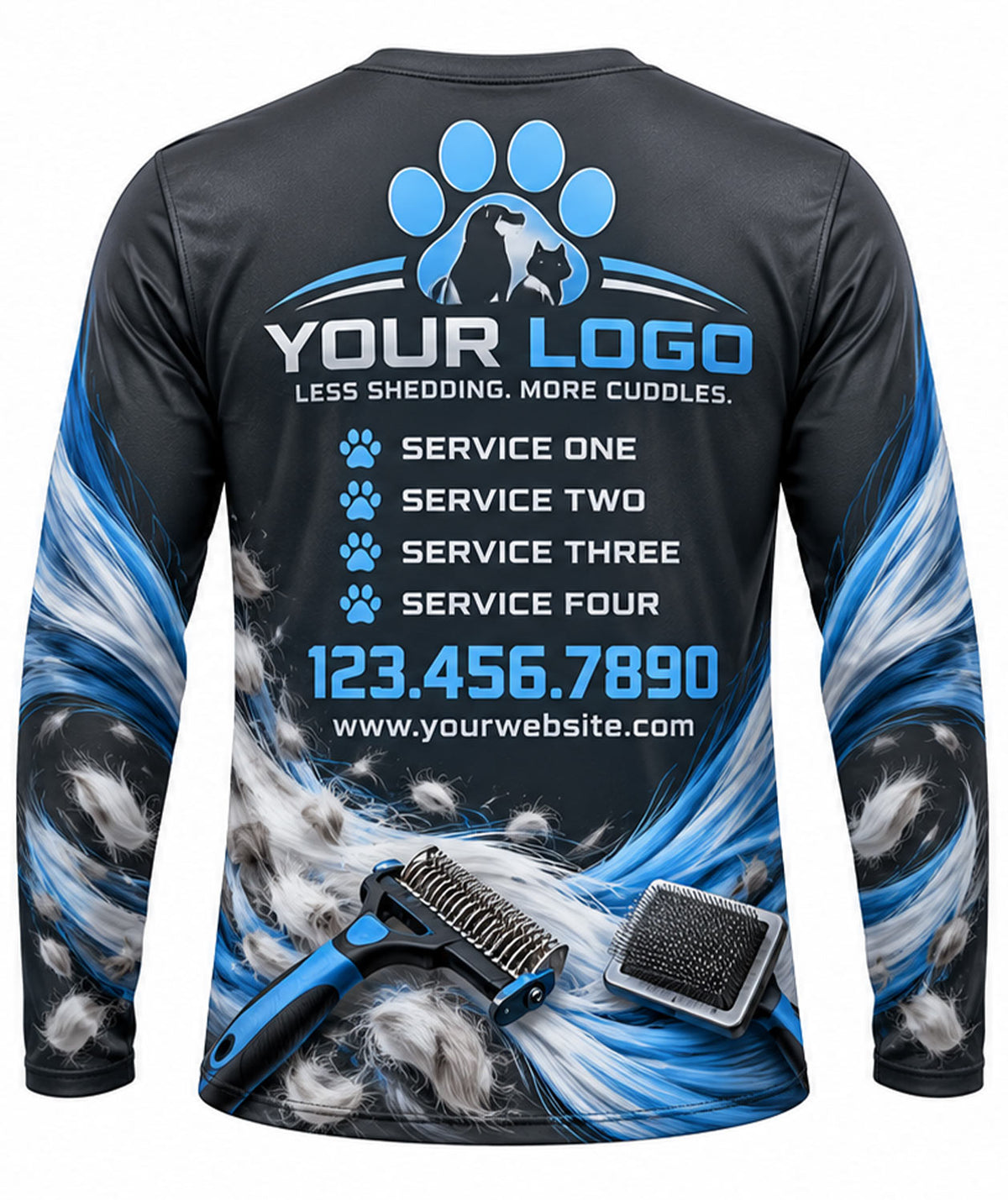 Pet Care Crew Uniform - back