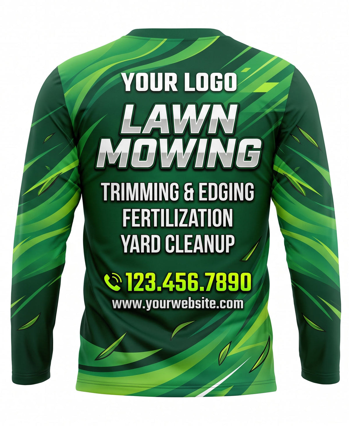 Dynamic Diagonal Turf Care Crew Uniform