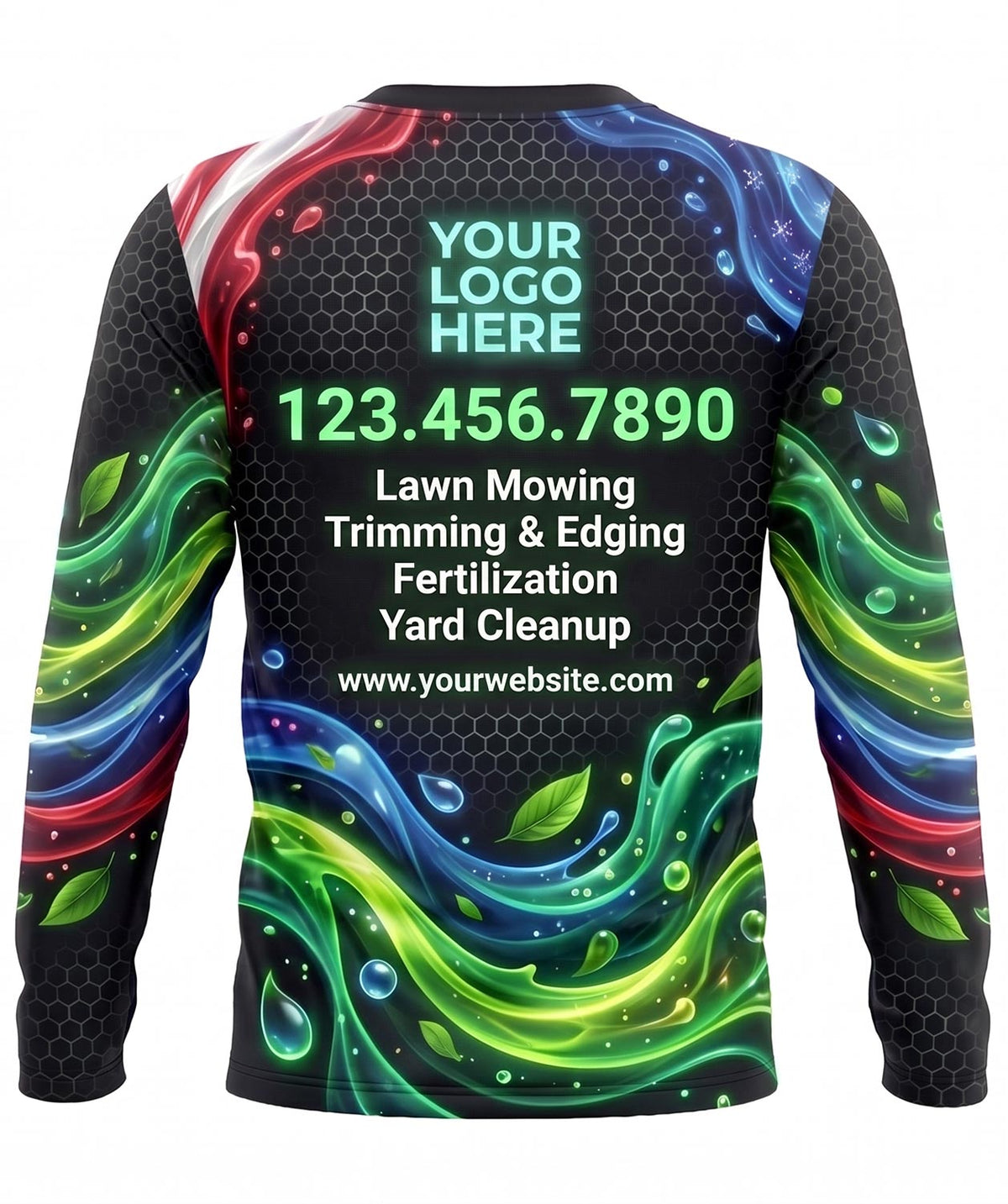 Electric Mower Lawn Care Crew Uniform