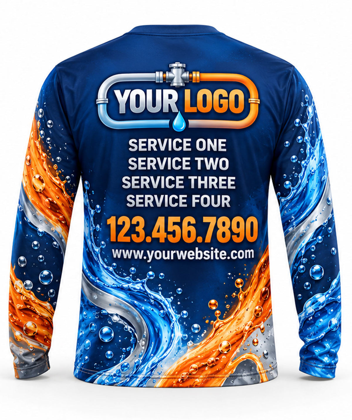 Plumbing Crew Uniform - back