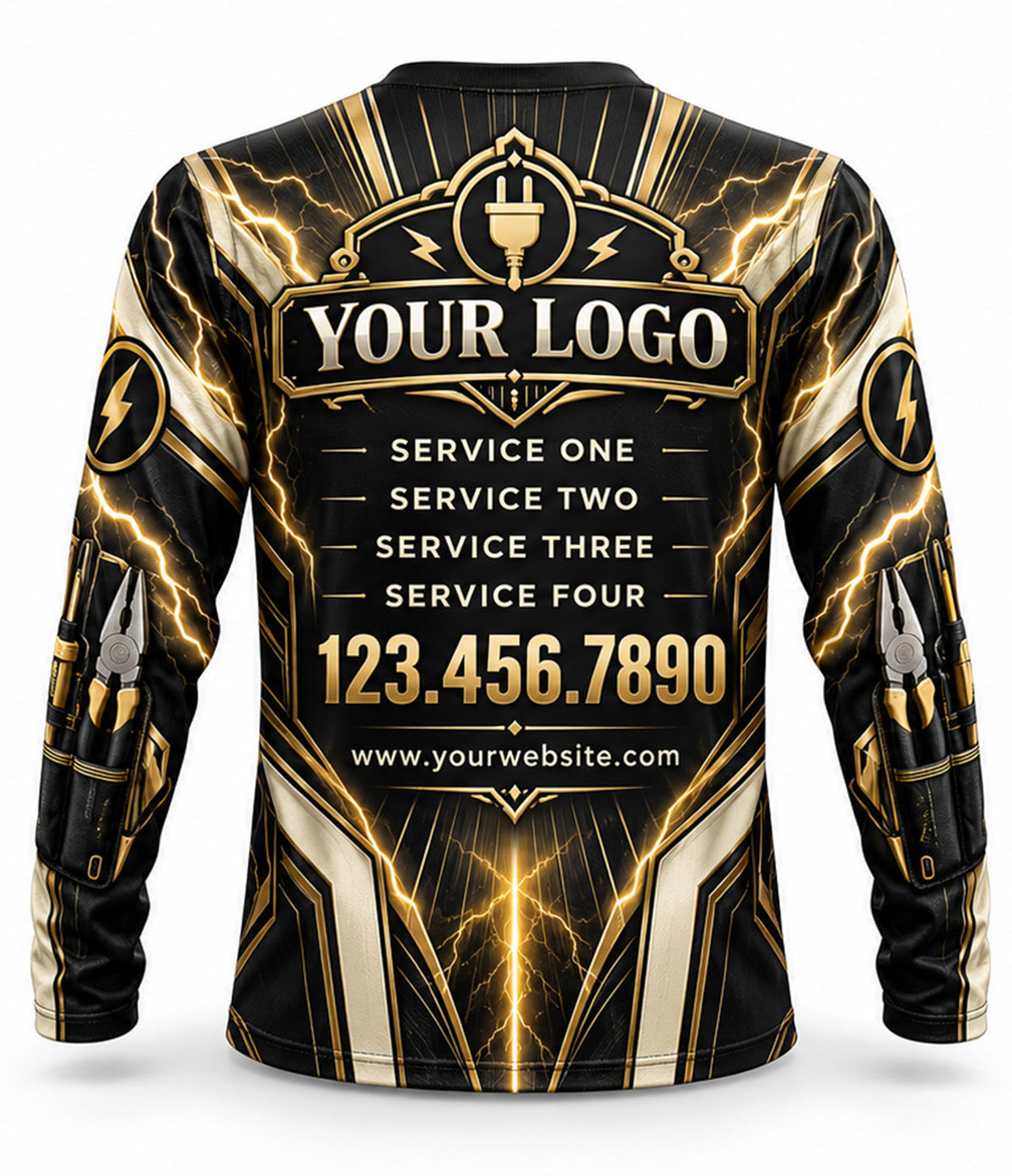 Electrician Crew Uniform - back