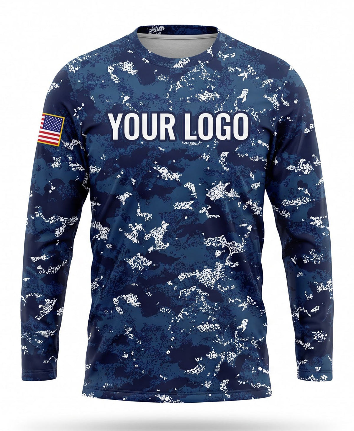 Ocean Splash Digital Camo Crew Uniform