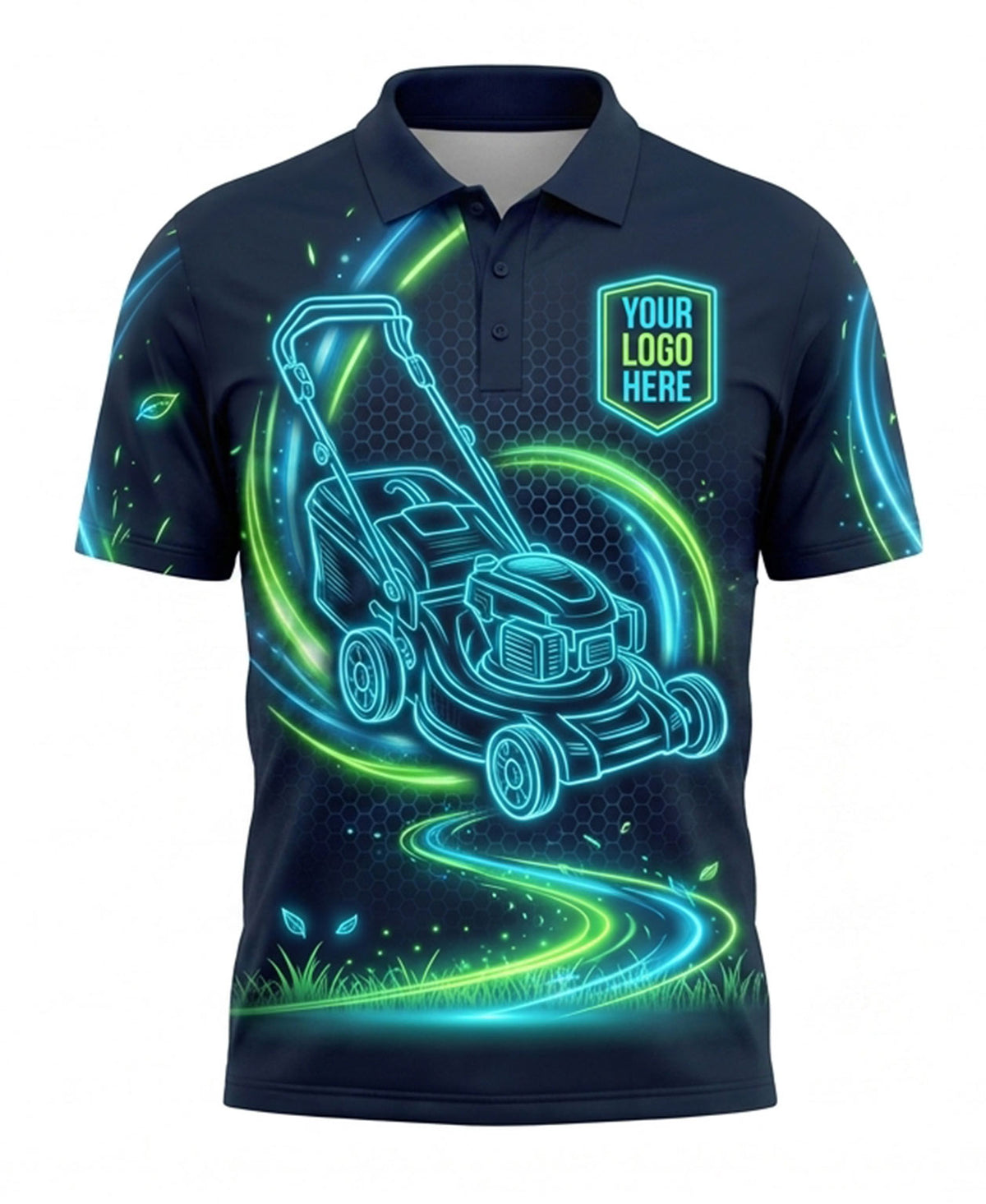 Cyan Arc Professional Landscaping Crew Uniform