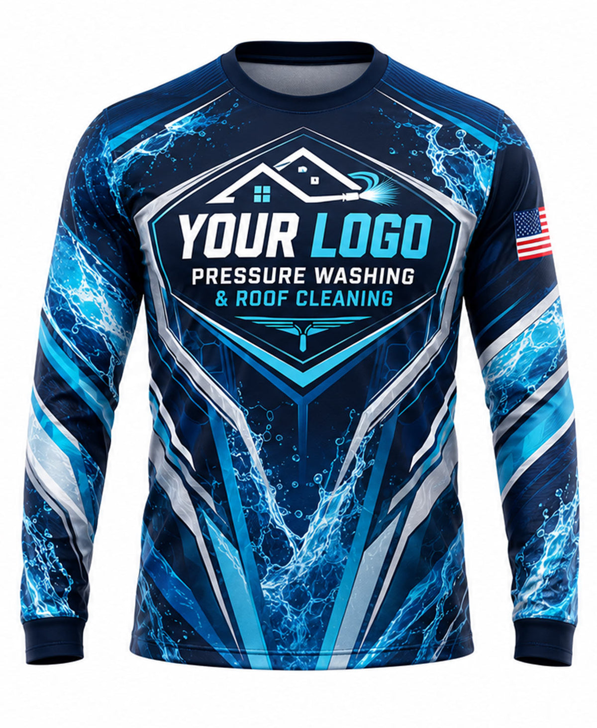 Dynamic Splatter Fade Crew Uniform