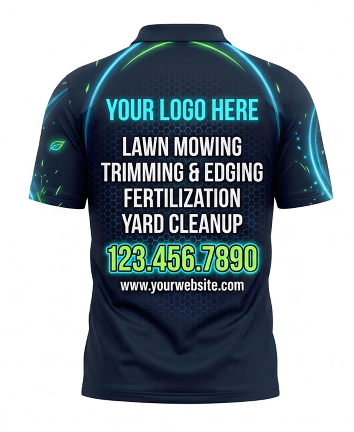 Cyan Arc Professional Landscaping Crew Uniform