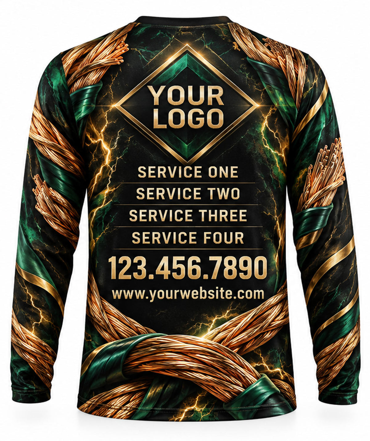 Electrician Crew Uniform - back