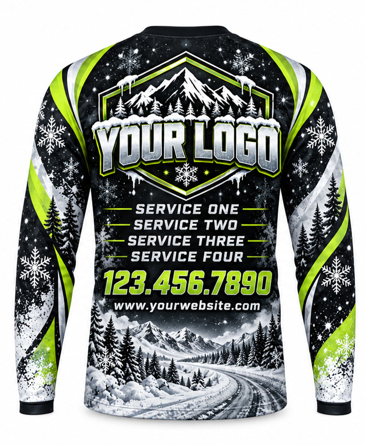 Snow Removal Crew Uniform - back