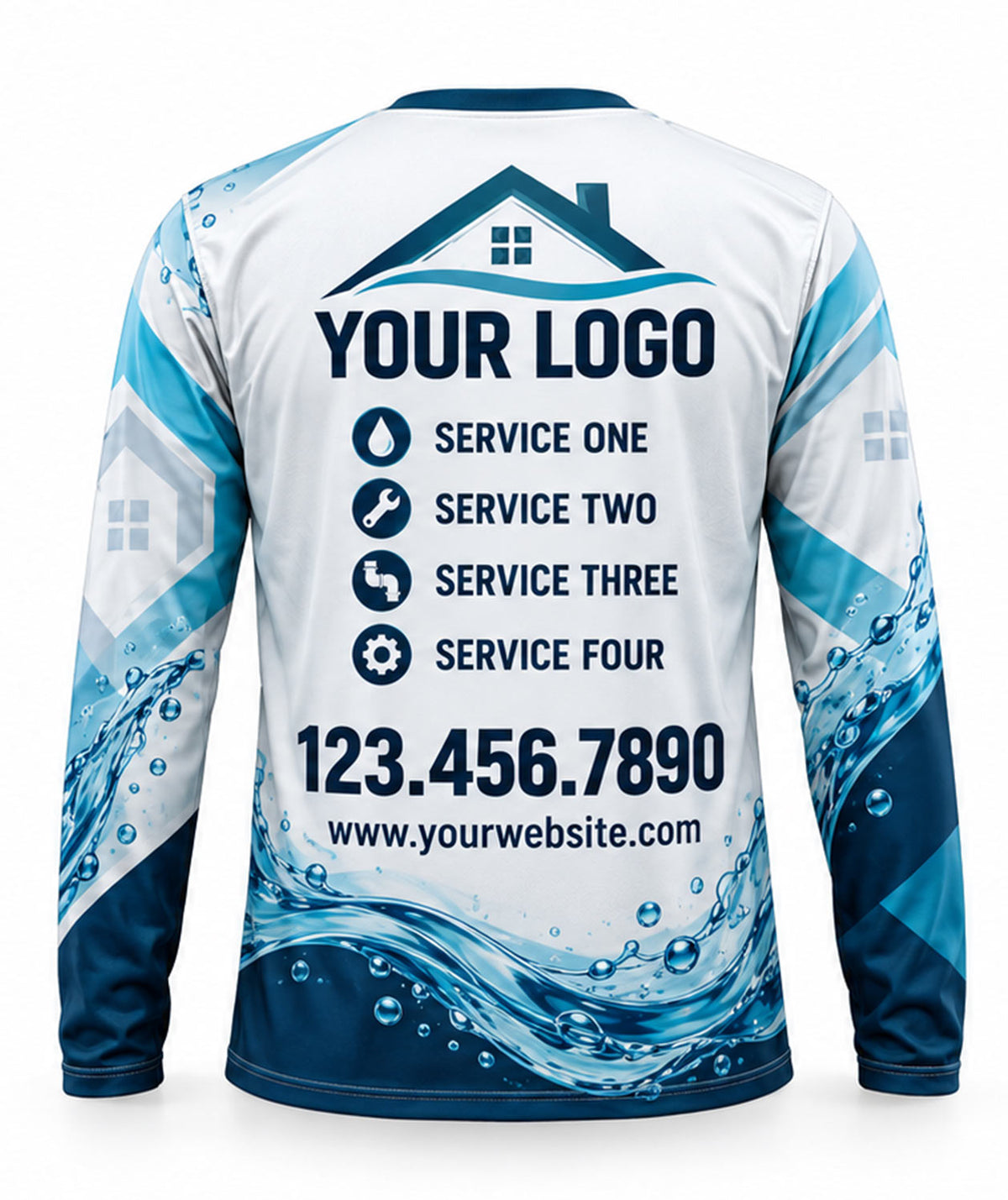 Plumbing Crew Uniform - back