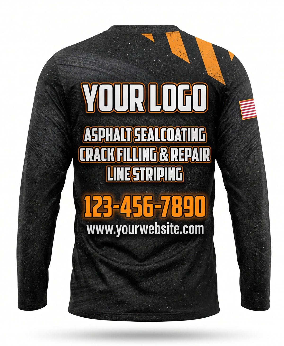 Asphalt Sealcoating Crew Uniform - back