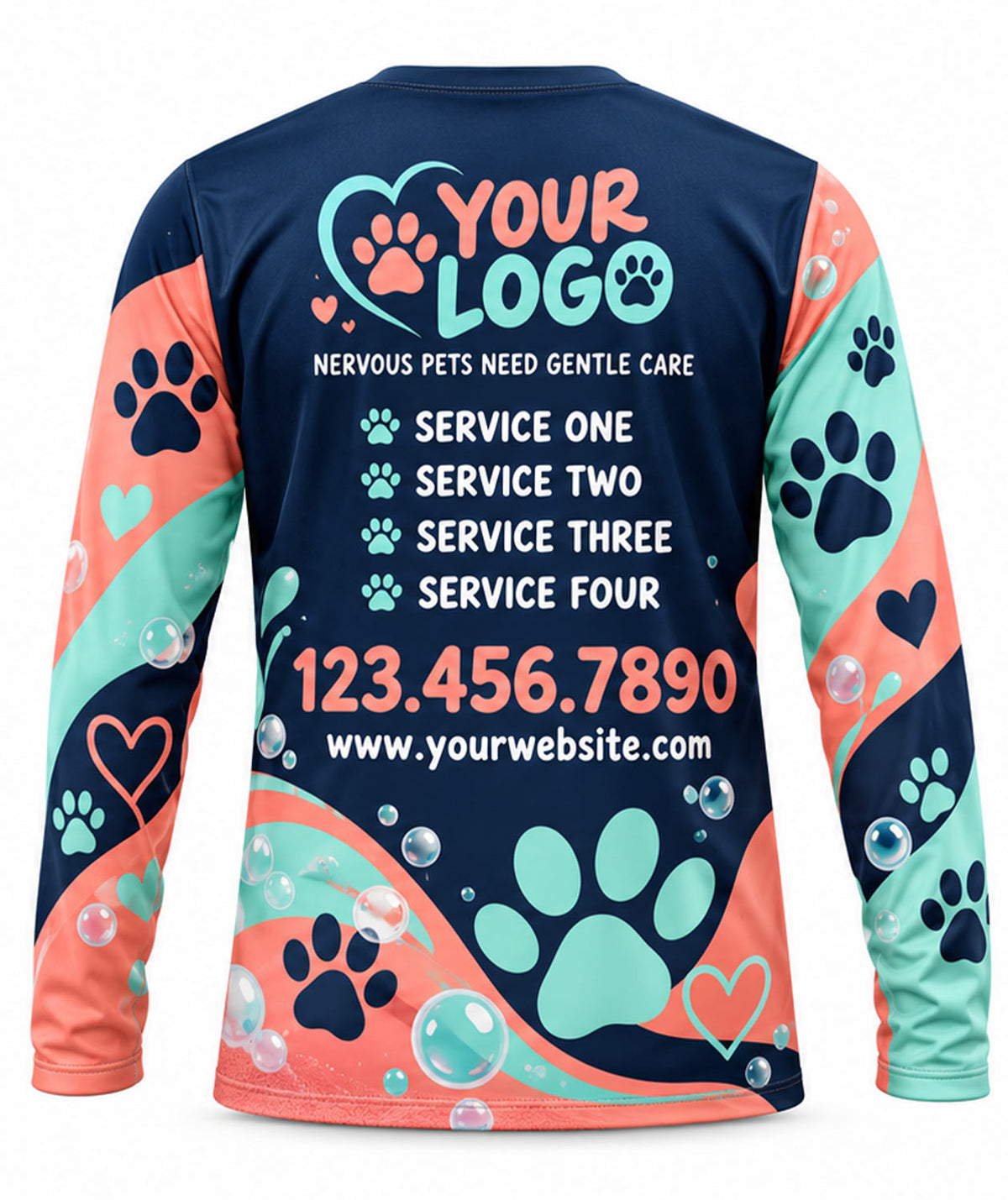 Pet Care Crew Uniform - back