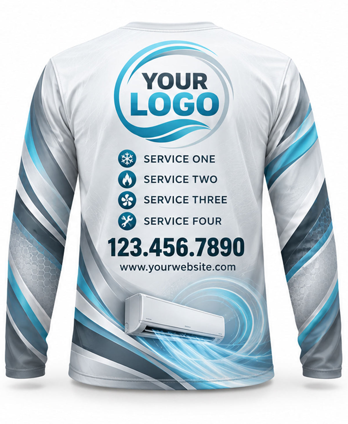HVAC Crew Uniform - back