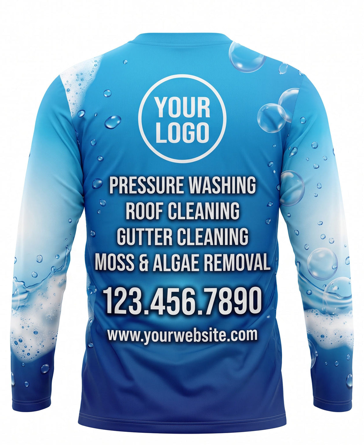 Wave Splash Gradient Crew Uniform