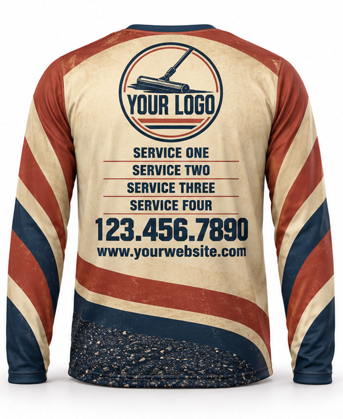 Asphalt Sealcoating Crew Uniform - back