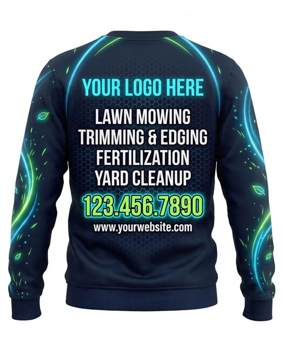 Cyan Arc Professional Landscaping Crew Uniform