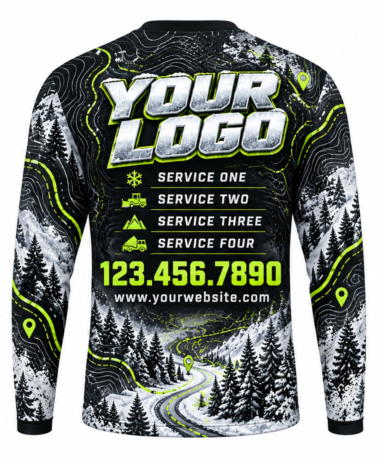 Snow Removal Crew Uniform - back