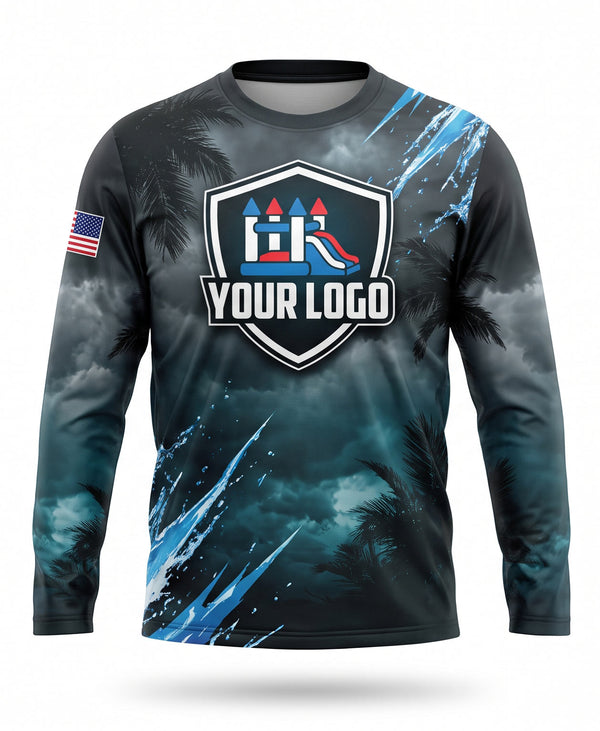 Dark Storm Cloud Waterslide Crew Uniform