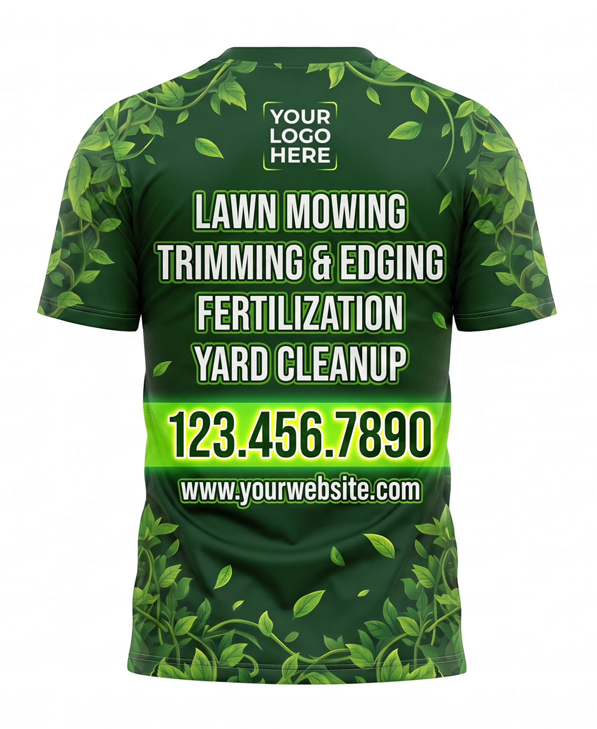Dense Foliage Lawn Care Crew Uniform