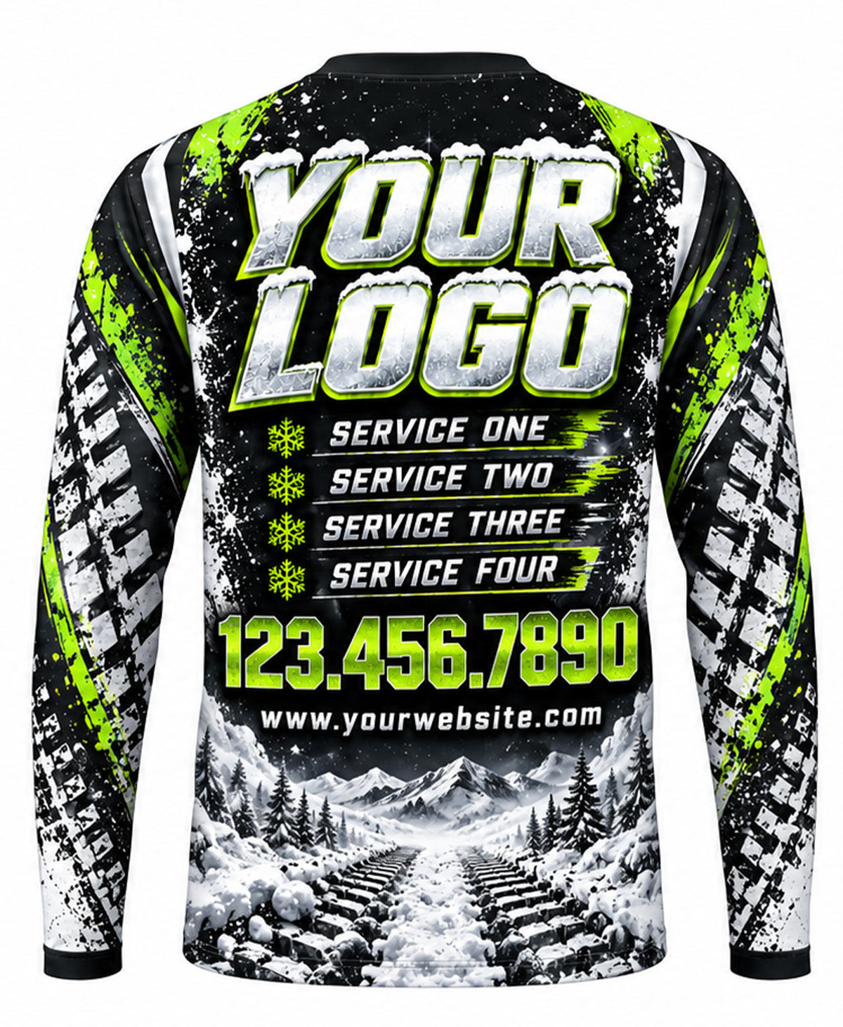 Snow Removal Crew Uniform - back