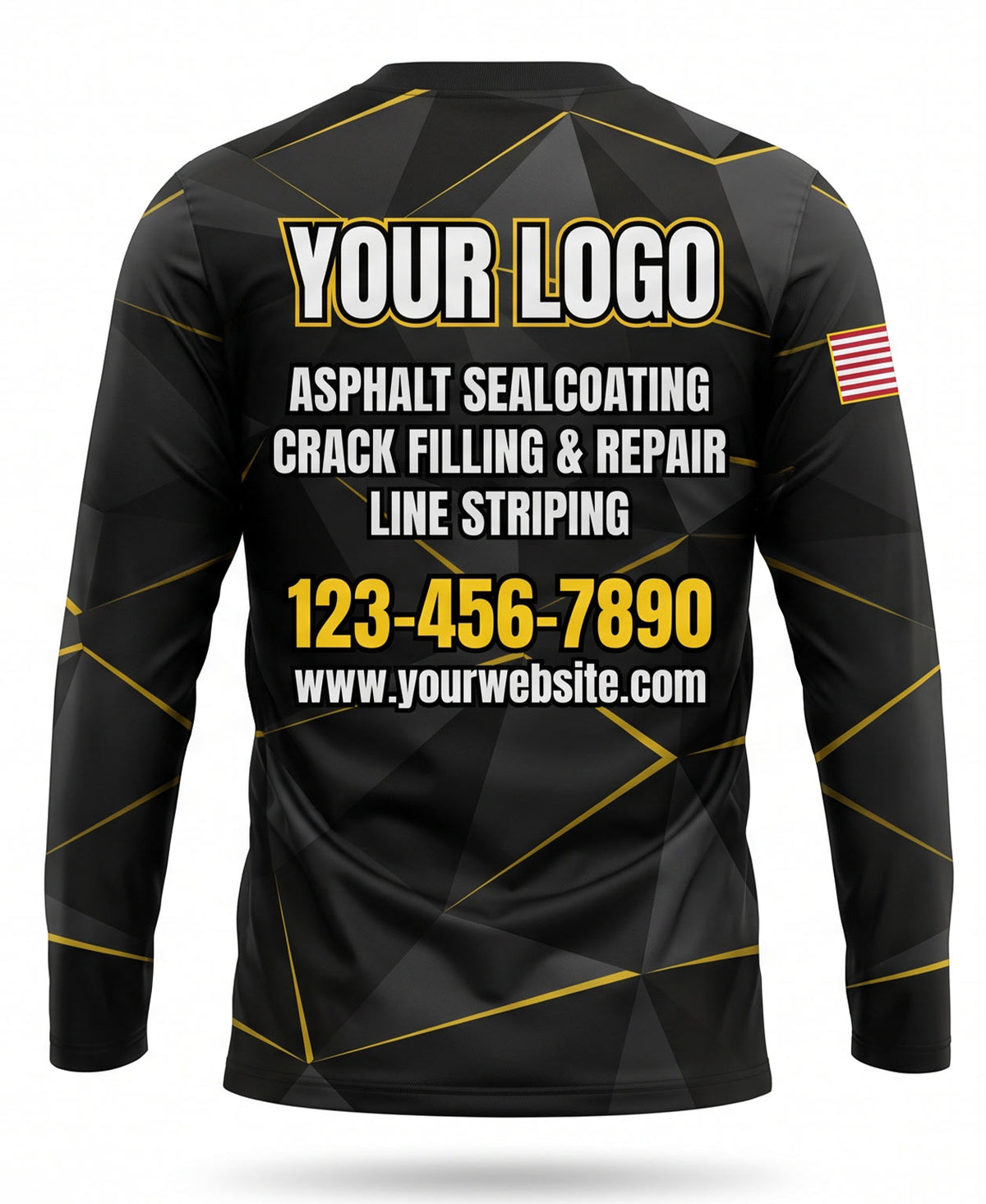 Asphalt Sealcoating Crew Uniform - back