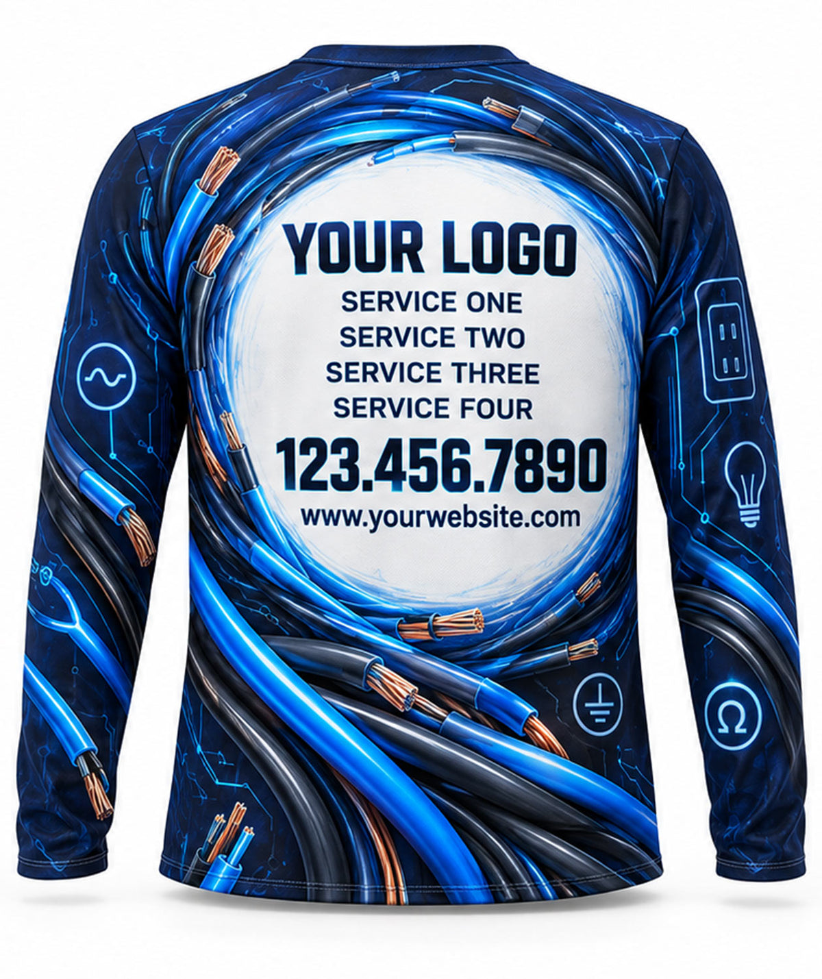 Electrician Crew Uniform - back