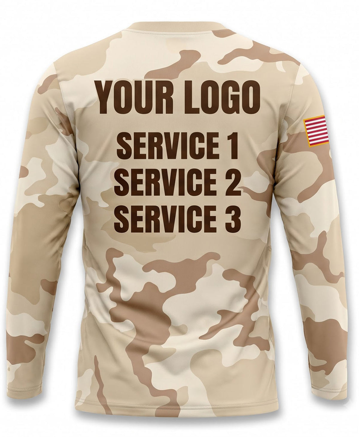 Desert Tan Camo Crew Uniform