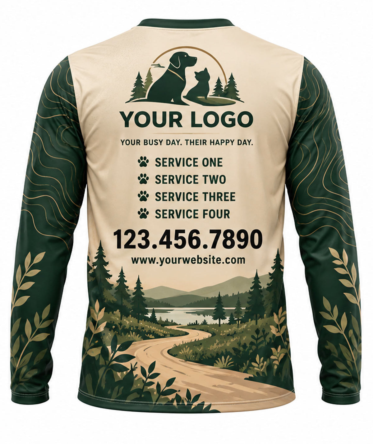 Pet Care Crew Uniform - back