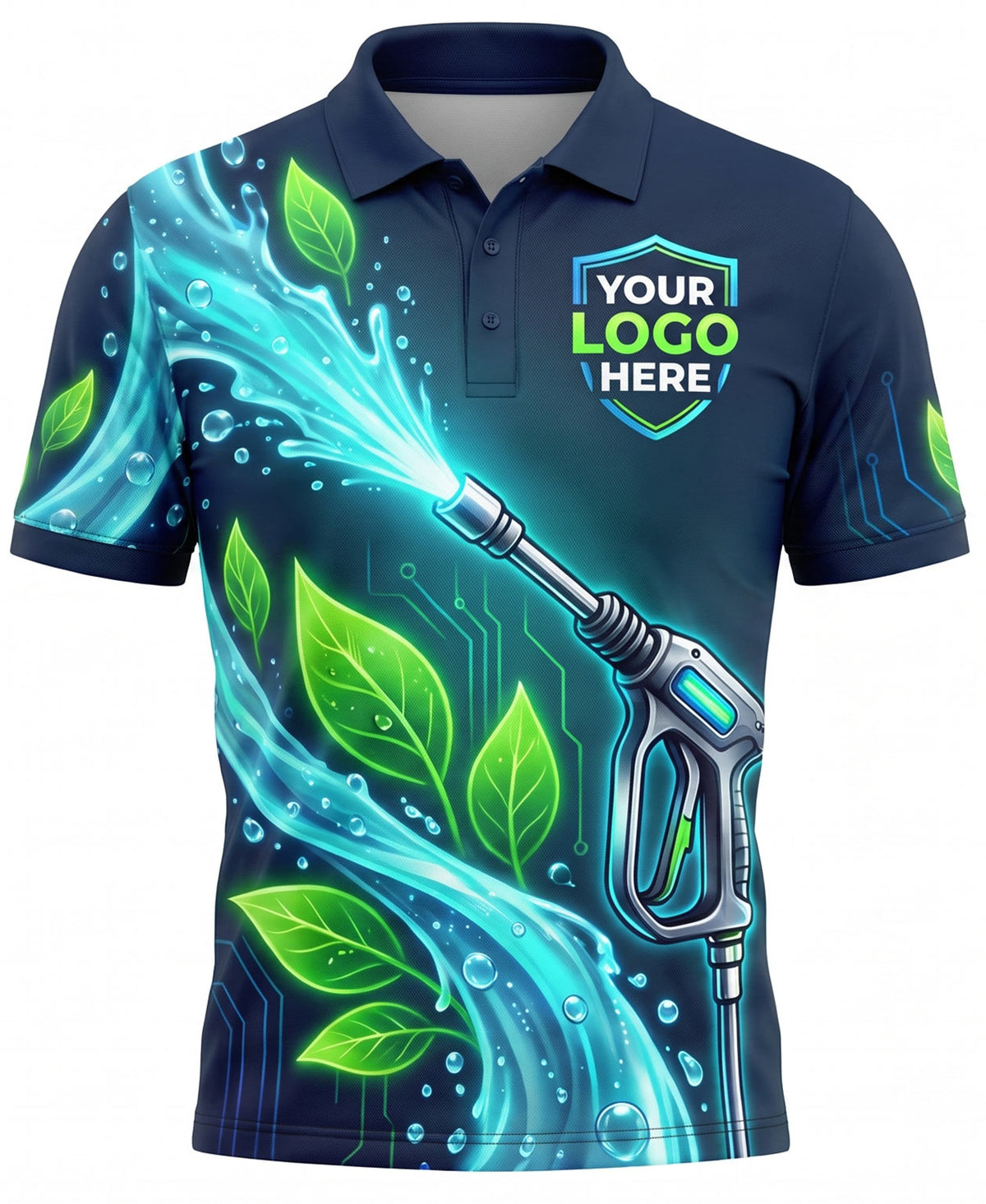 Green Leaf Eco Wash Crew Uniform