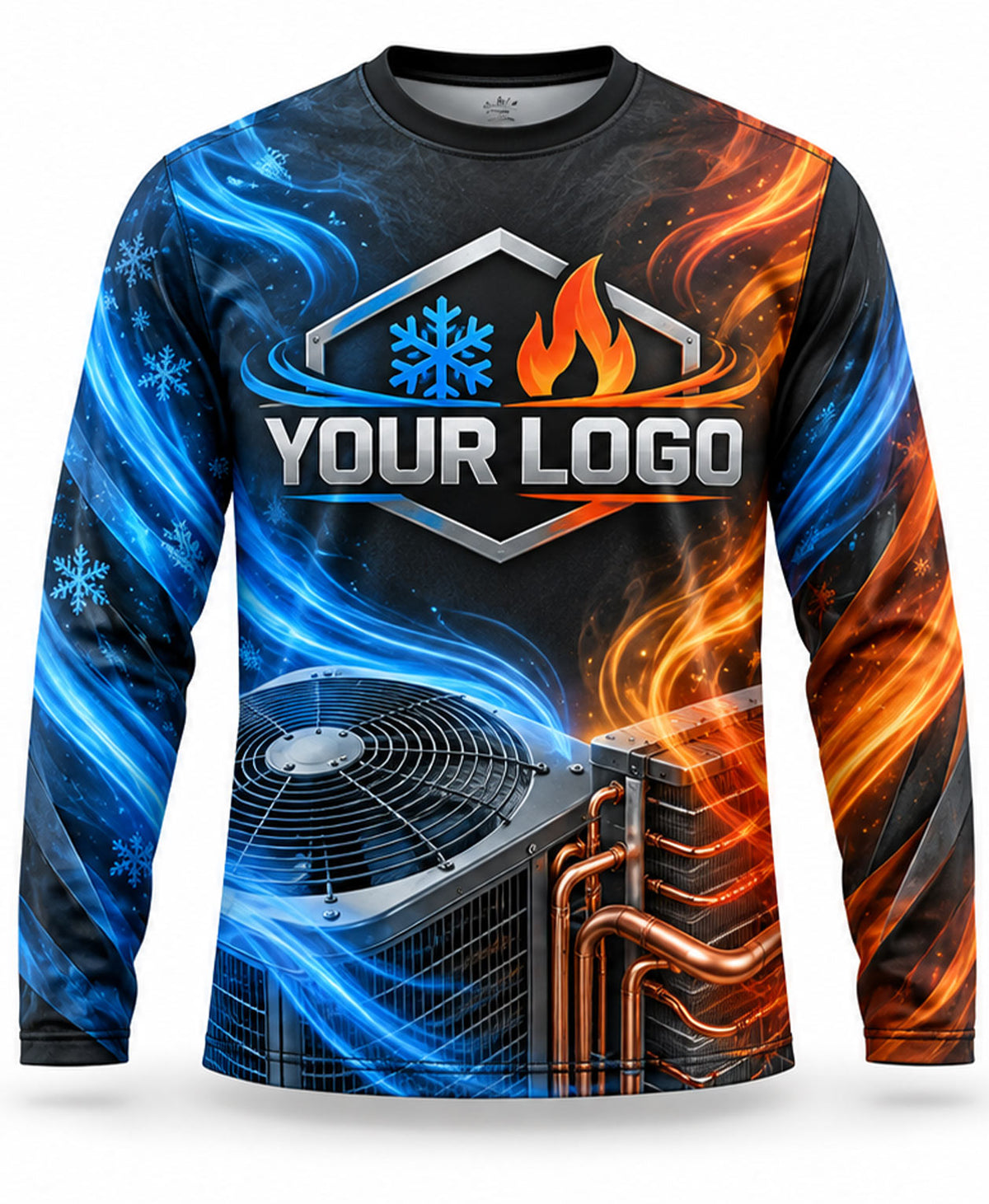 HVAC Crew Uniform - front