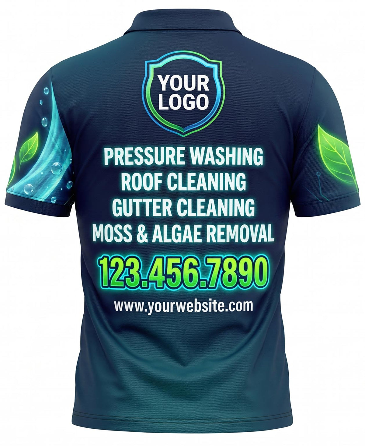 Green Leaf Eco Wash Crew Uniform