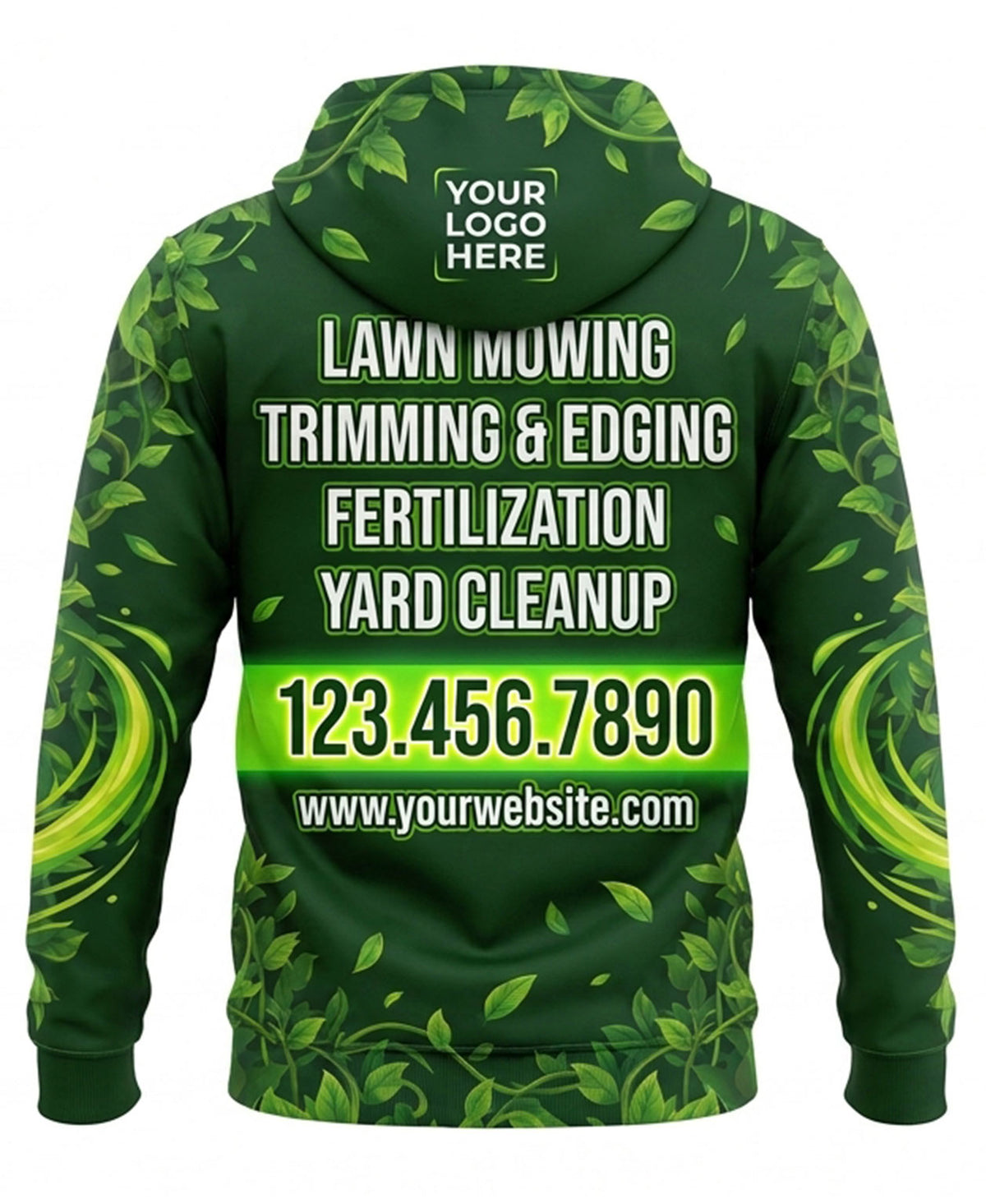 Dense Foliage Lawn Care Crew Uniform