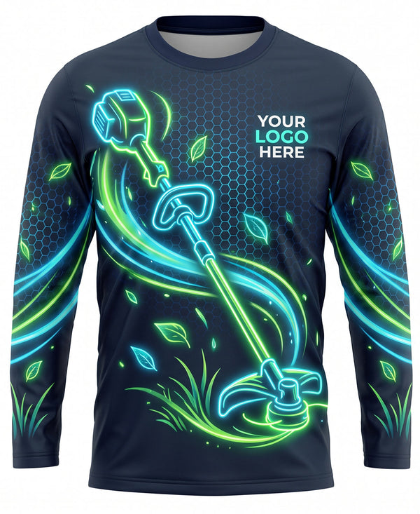 Bio-Luminescent Swirl Lawn Care Crew Uniform
