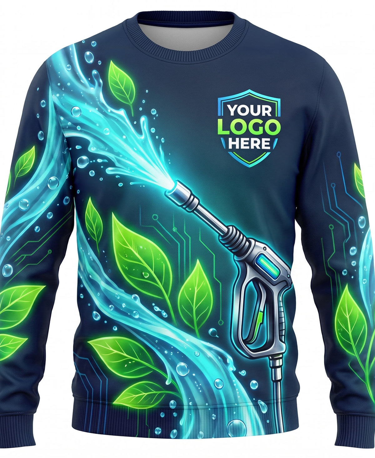 Green Leaf Eco Wash Crew Uniform